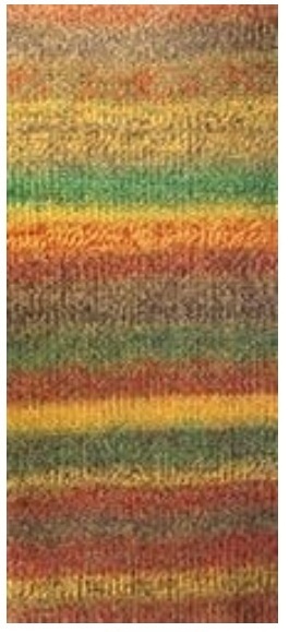 Fir de tricotat sau crosetat - Fire tip mohair din acril NAKO HERCAI DEGRADE 7252 - Img 2