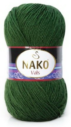 Fir de tricotat sau crosetat - Fire tip mohair din acril premium Nako VALS VERDE 1945