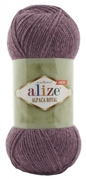 Fir de tricotat sau crosetat - Fire tip mohair din alpaca 15%, lana 30%, acril 55% Alize Alpaca Royal New 618