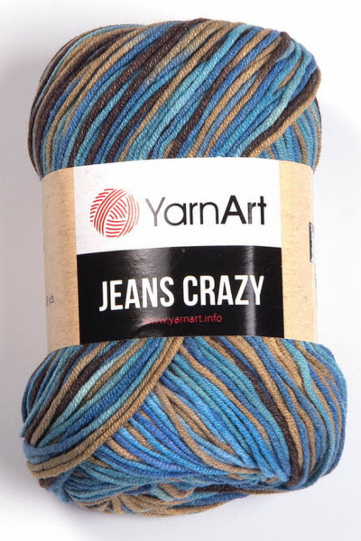 Fir de tricotat sau crosetat - Fire YARNART JEANS CRAZY COD 7202