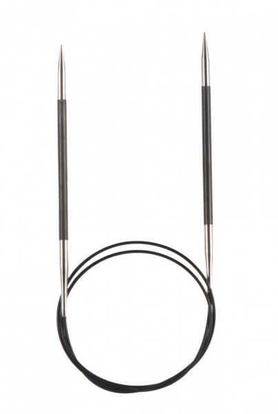 KnitPro Karbonz - andrele fixe 100 cm