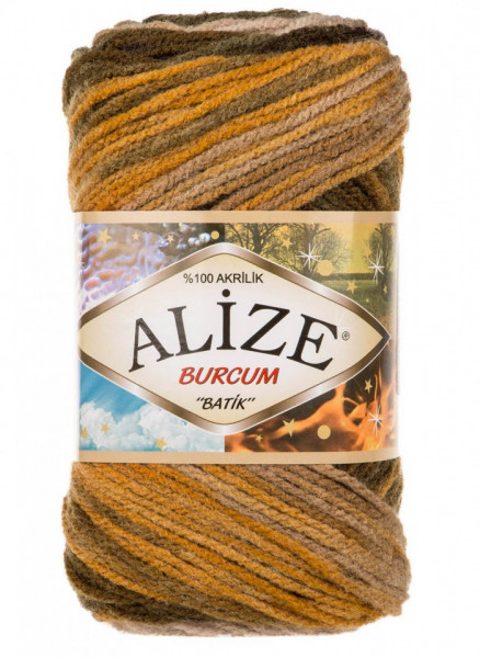 Fir de tricotat sau crosetat - Fir ACRILIC ALIZE BURCUM BATIK DEGRADE 5850