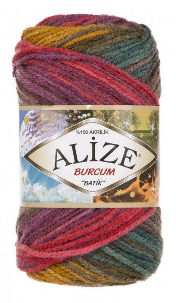Fir de tricotat sau crosetat - Fir ACRILIC ALIZE BURCUM BATIK DEGRADE 3368
