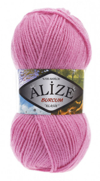 Fir de tricotat sau crosetat - Fir ACRILIC ALIZE BURCUM KLASIK ROZ 178