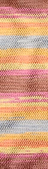Fir de tricotat sau crosetat - Fir ALIZE COTTON GOLD BATIK - DEGRADE 8096 - Img 2