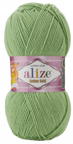 Fir de tricotat sau crosetat - Fir ALIZE COTTON GOLD VERDE 103