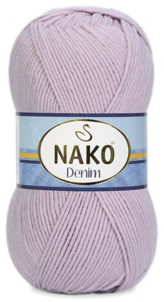 Fir de tricotat sau crosetat - FIR NAKO DENIM LILA COD 1149