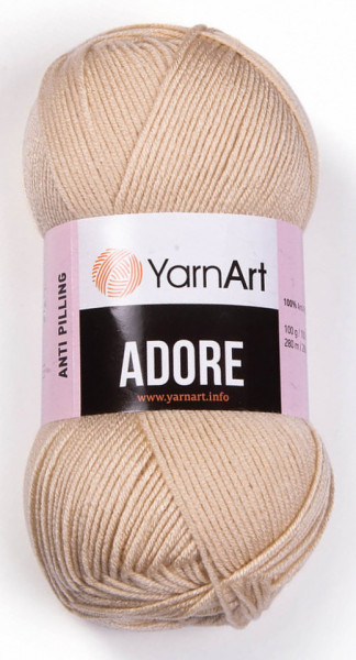 Fir de tricotat sau crosetat - Fire acril anti pilling YARNART ADORE COD 335