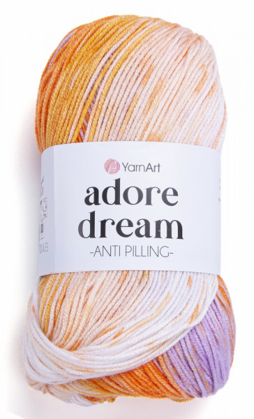 Fir de tricotat sau crosetat - Fire acril anti pilling YARNART ADORE DREAM COD 1053