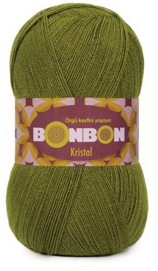 Fir de tricotat sau crosetat - Fire tip mohair din acril BONBON KRISTAL 98687