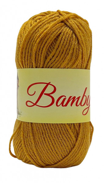 Fir de tricotat sau crosetat - Fire tip mohair din acril CANGURO - BAMBY BEJ 1127