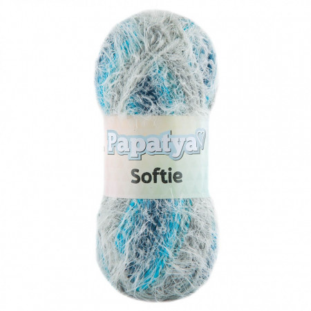 Fir de tricotat sau crosetat - Fire tip mohair din acril Kamgarn Papatya Softie Degrade 701