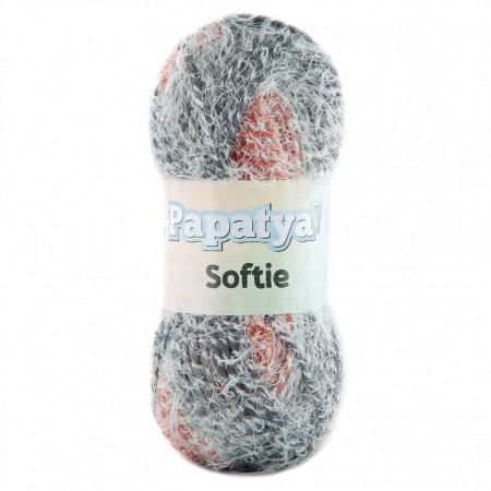 Fir de tricotat sau crosetat - Fire tip mohair din acril Kamgarn Papatya Softie Degrade 706