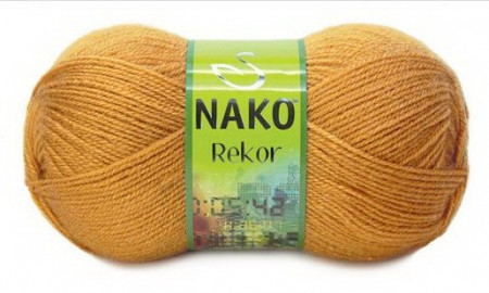 Fir de tricotat sau crosetat - Fire tip mohair din acril premium Nako REKOR BEJ 10129
