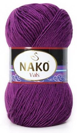 Fir de tricotat sau crosetat - Fire tip mohair din acril premium Nako VALS MOV 60