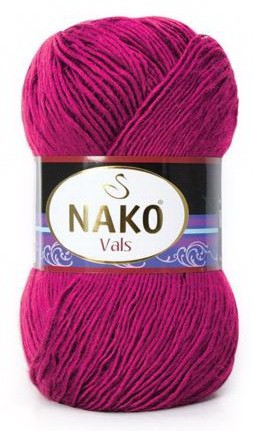 Fir de tricotat sau crosetat - Fire tip mohair din acril premium Nako VALS ROZ 3107