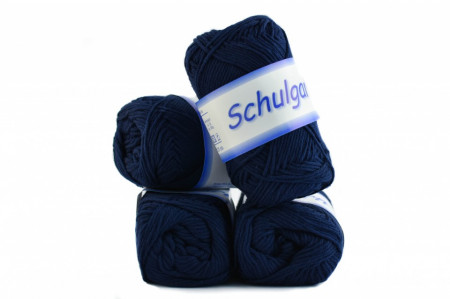 Fir de tricotat sau crosetat - Fire tip mohair din bumbac Schulgarn - BLEUMARIN - 11 -