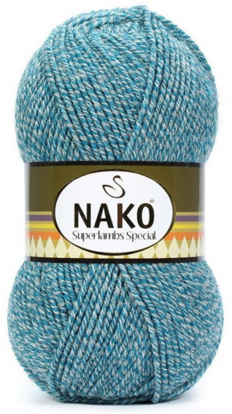 Fir de tricotat sau crosetat - Fire tip mohair din lana 50% si acril 50% Nako Superlambs Special 21427