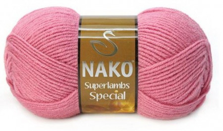 Fir de tricotat sau crosetat - Fire tip mohair din lana 50% si acril 50% Nako Superlambs Special ROZ 2970