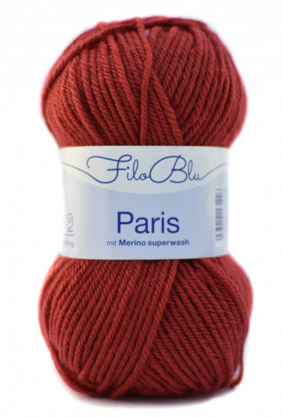 Fir de tricotat sau crosetat - Fire tip mohair din poliester Filo Blu - PARIS - 03 - ROSU