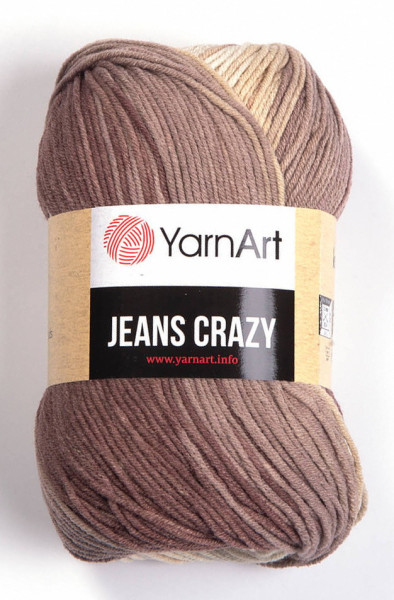 Fir de tricotat sau crosetat - Fire YARNART JEANS CRAZY COD 8201