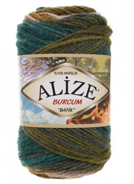 Fir de tricotat sau crosetat - Fir ACRILIC ALIZE BURCUM BATIK DEGRADE 4684
