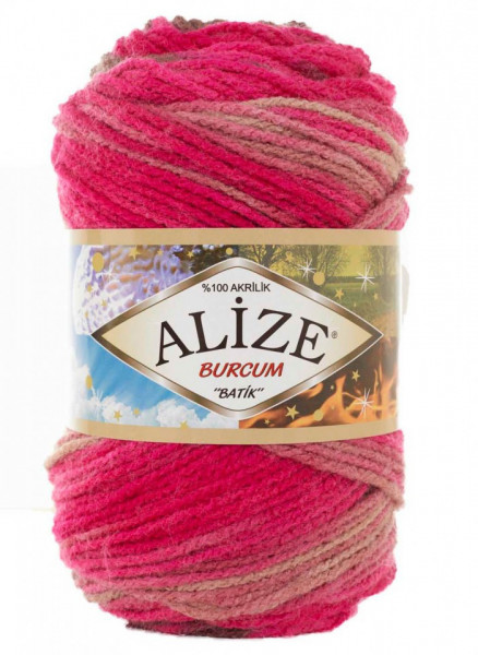 Fir de tricotat sau crosetat - Fir ACRILIC ALIZE BURCUM BATIK DEGRADE 7157