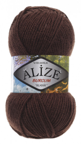 Fir de tricotat sau crosetat - Fir ACRILIC ALIZE BURCUM KLASIK MARO 493