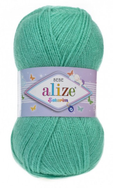 Fir de tricotat sau crosetat - Fir ACRILIC ALIZE SEKERIM BEBE VERNIL 249