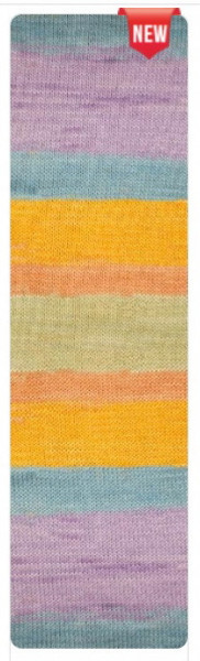 Fir de tricotat sau crosetat - Fir ALIZE COTTON GOLD BATIK - DEGRADE 7794 - Img 2