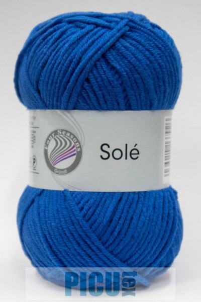 Fir de tricotat sau crosetat - Fir GRUNDL - SOLE - ALBASTRU 27
