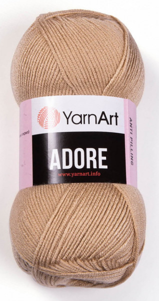 Fir de tricotat sau crosetat - Fire acril anti pilling YARNART ADORE COD 336