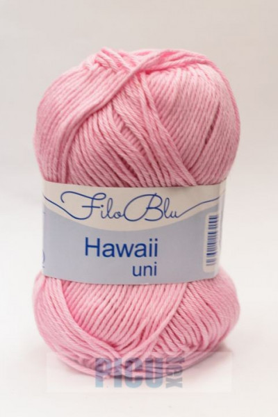 Fir de tricotat sau crosetat - Fire amestec Bumbac 100% GRUNDL HAWAII UNI - ROZ - 02
