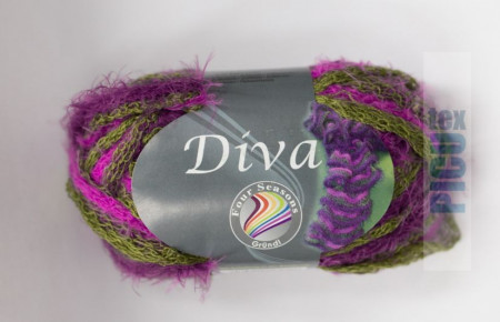 Fir de tricotat sau crosetat - Fire pretricotat esarfa GRUNDL DIVA DEGRADE 10
