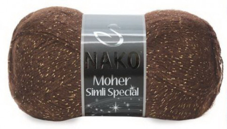 Fir de tricotat sau crosetat - Fire tip mohair acril NAKO MOHER SIMLI SPECIAL MARO 379