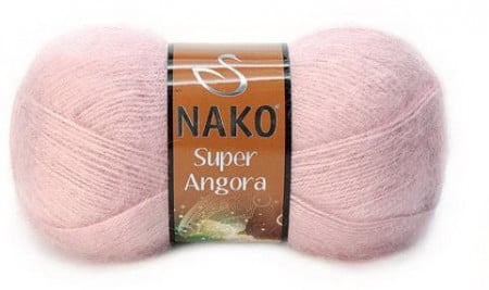 Fir de tricotat sau crosetat - Fire tip mohair acril NAKO SUPER ANGORA ROZ 10275