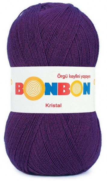Fir de tricotat sau crosetat - Fire tip mohair din acril BONBON KRISTAL 98290