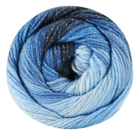 Fir de tricotat sau crosetat - Fire tip mohair din acril Kamgarn Papatya Batik Glitter degrade 04 - Img 2