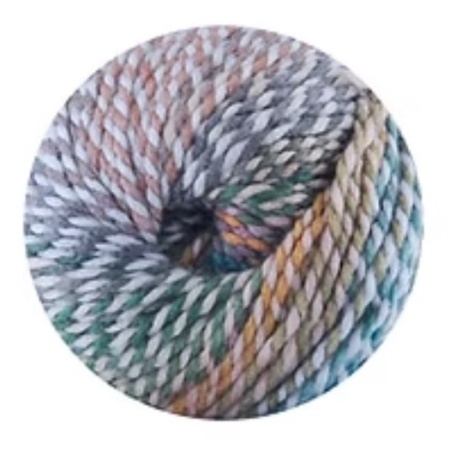 Fir de tricotat sau crosetat - Fire tip mohair din acril Kamgarn Papatya Confetti degrade 07 - Img 2
