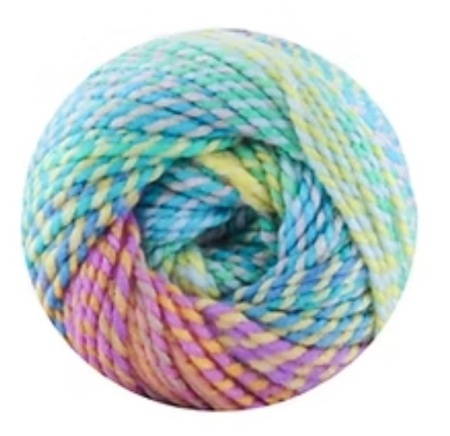 Fir de tricotat sau crosetat - Fire tip mohair din acril Kamgarn Papatya Confetti degrade 13 - Img 2