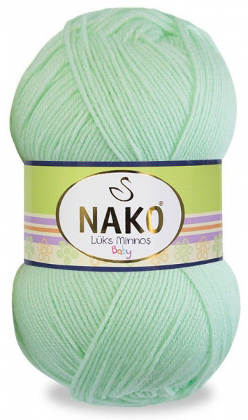 Fir de tricotat sau crosetat - Fire tip mohair din acril NAKO LUKS MINNOS VERNIL 2587