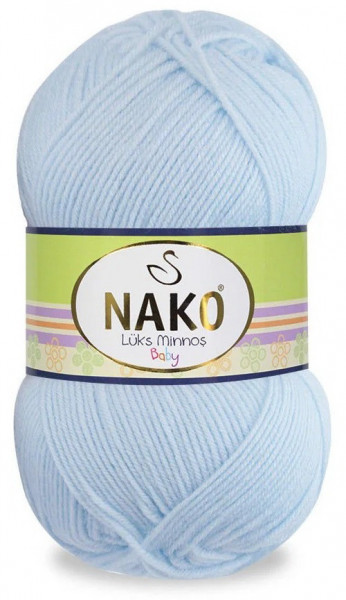 Fir de tricotat sau crosetat - Fire tip mohair din acril NAKO LUKS MINNOS BLEO 99076