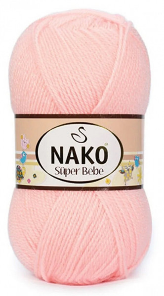 Fir de tricotat sau crosetat - Fire tip mohair din acril Nako SUPER BEBE FREZ 11935