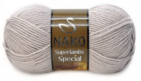 Fir de tricotat sau crosetat - Fire tip mohair din lana 50% si acril 50% Nako Superlambs Special BEJ 2744