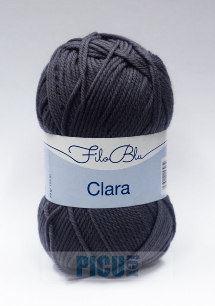 Fir de tricotat sau crosetat - Fire tip mohair din poliester Filo Blu - Clara 17