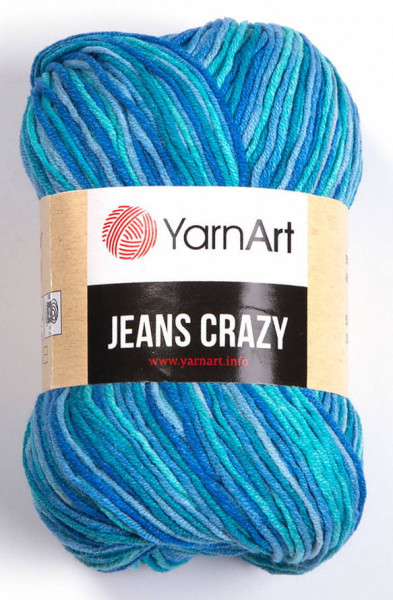 Fir de tricotat sau crosetat - Fire YARNART JEANS CRAZY COD 8212
