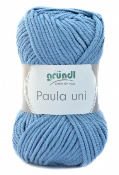 Fir de tricotat sau crosetat - PAULA UNI by GRUNDL ALBASTRU -52