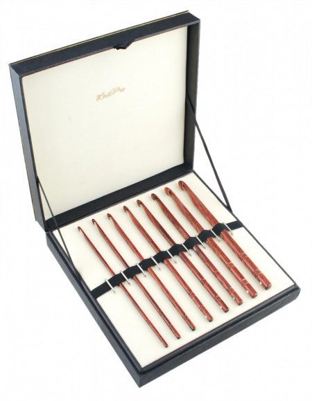 KnitPro SYMFONIE ROSE - set crosete un singur capat