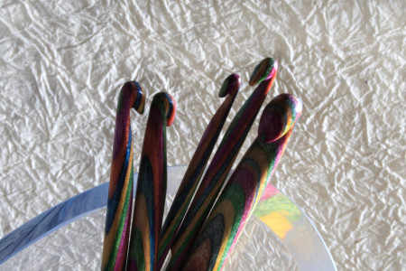 KnitPro SYMFONIE WOOD - set crosete un singur capat - Img 3