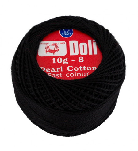 Cotton perle RED HEART cod BLACK